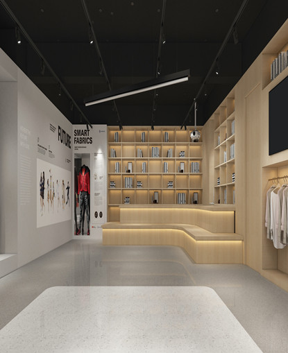 西安环氧金磨石地面-服装店色多多污在线观看图片